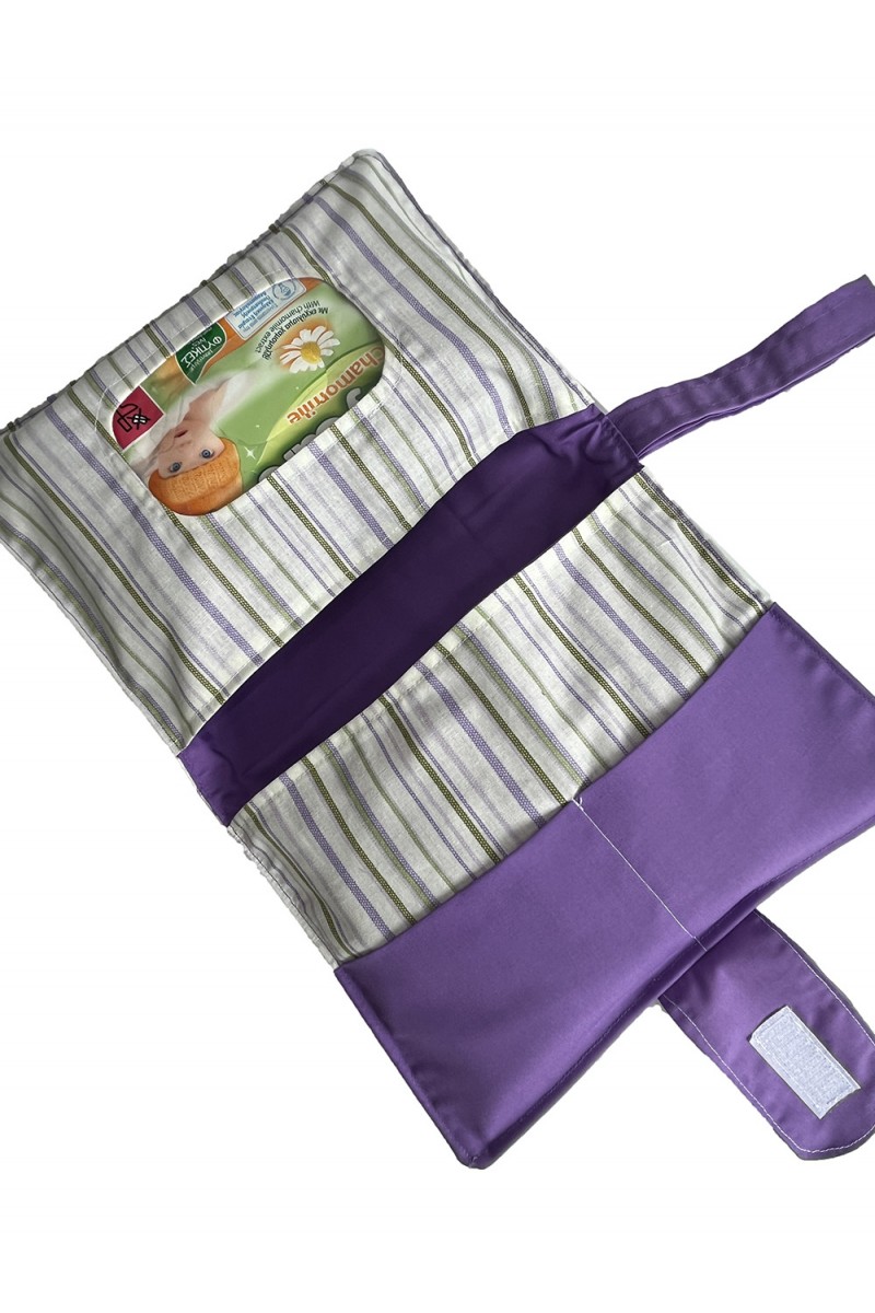 Ριγέ με μωβ